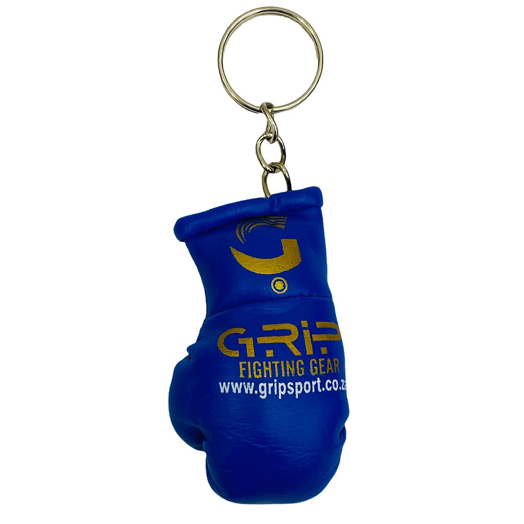 Grip Boxing Gloves Key Rings | Blue