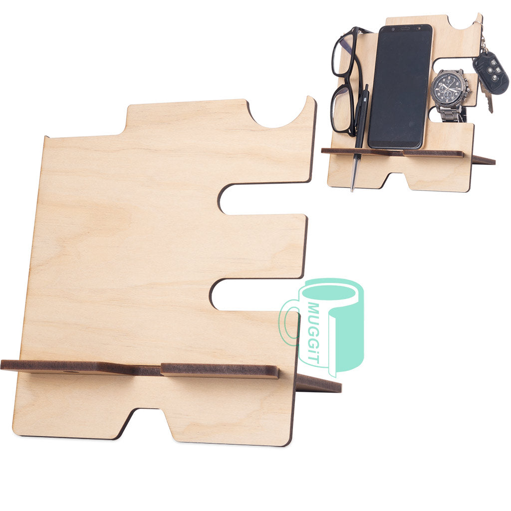 Bamboo Desk Organiser - product view 1