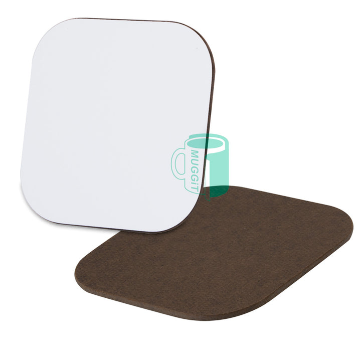 Gloss Hardboard Coasters - product view 6