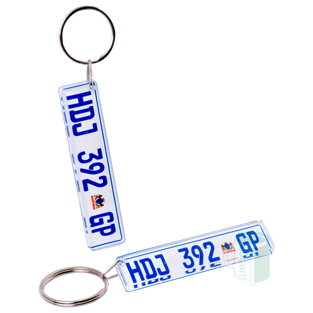 Keyring Sublimer Numberplate - Pack of 10 - product view 2