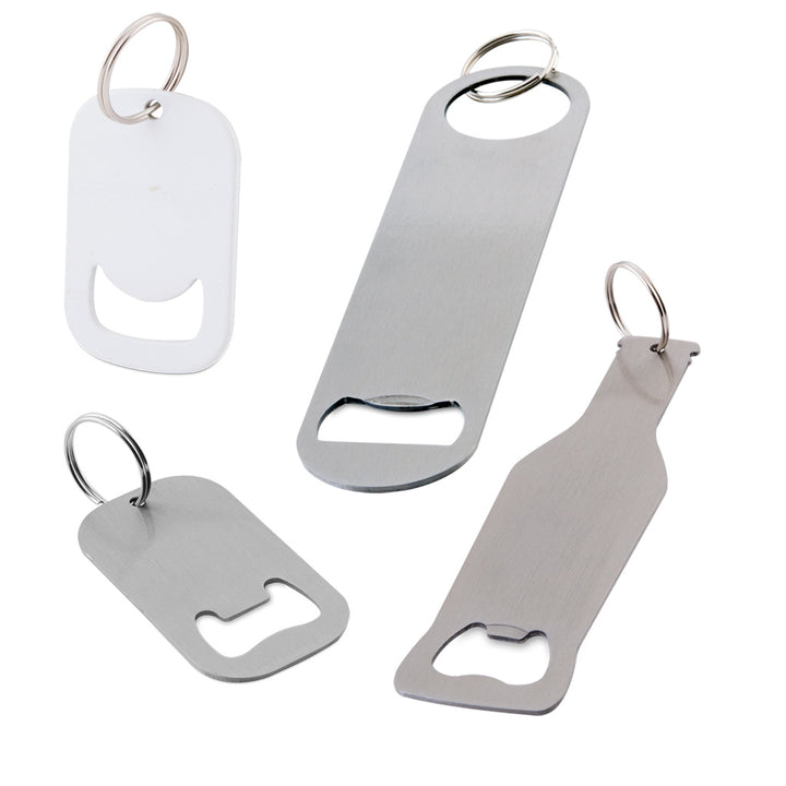 Metal Bottle Opener Keyrings - product view 1