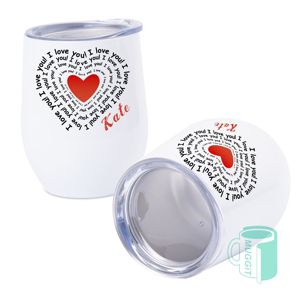 Wine & Gin Tumbler Stainless Steel 12oz - product view 3