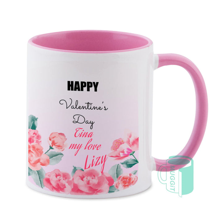Two Tone Inner & Handle Mugs - product view 3
