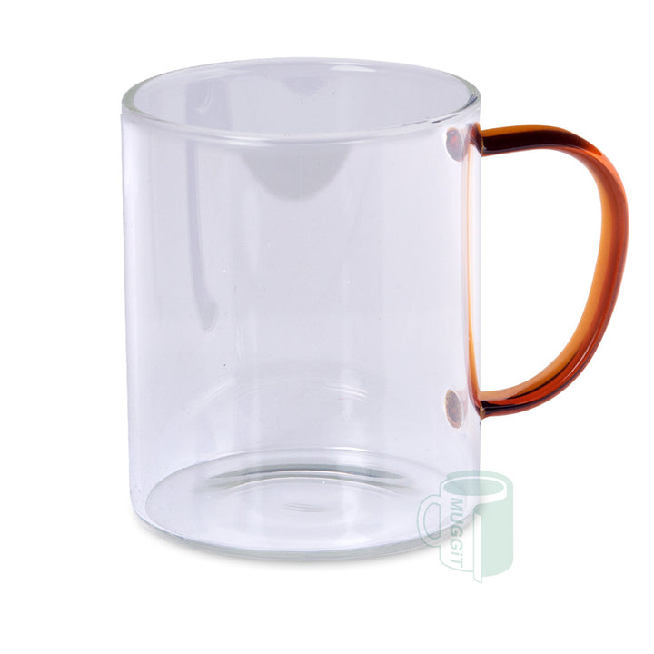 Clear 13oz Glass Mugs - product view 1