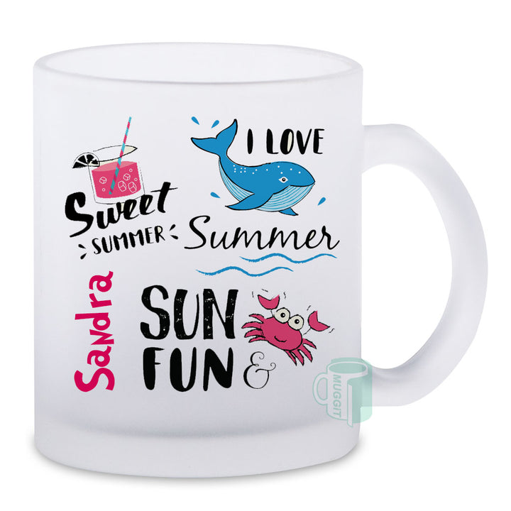 Frosted Glass Mugs - product view 3