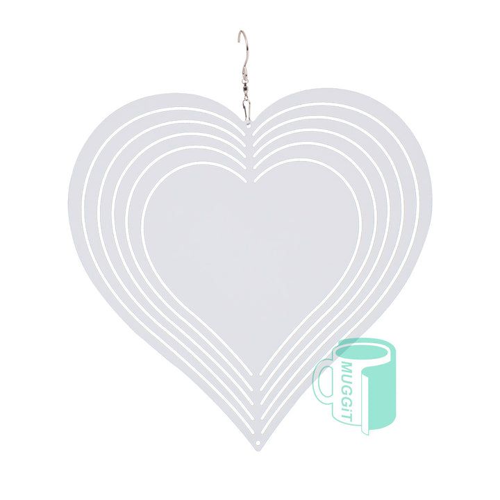 Wind Spinner Metal Double-Sided Heart - product view 1