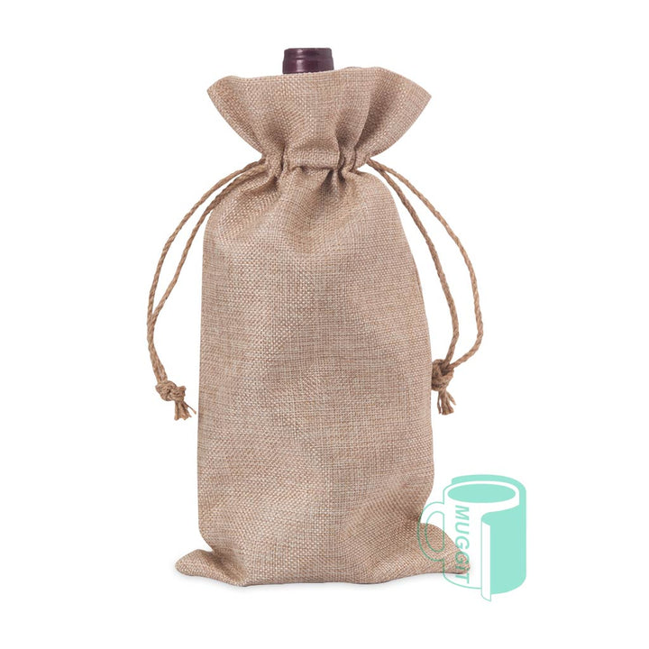 Wine Bag Hessian - product view 1