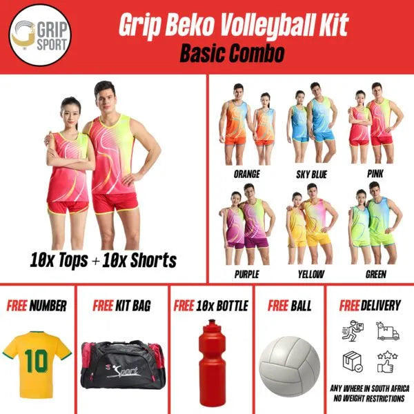 Grip Beko | Volleyball Kit | Yellow | Senior