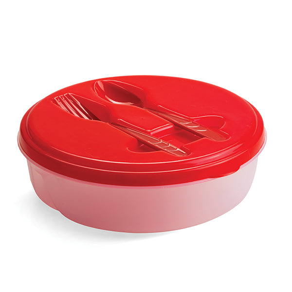 Food Container with fork and spoon-Kitchen Essentials-corporate gift ideas for employees-branded corporate gifts | corporate gifts south africa | Just Brand
