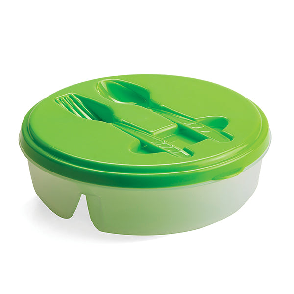 Food Container with fork and spoon-Kitchen Essentials-corporate gift ideas for employees-branded corporate gifts | corporate gifts south africa | Just Brand